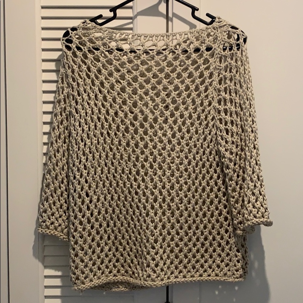 • M.Frederic • Beige net sweater